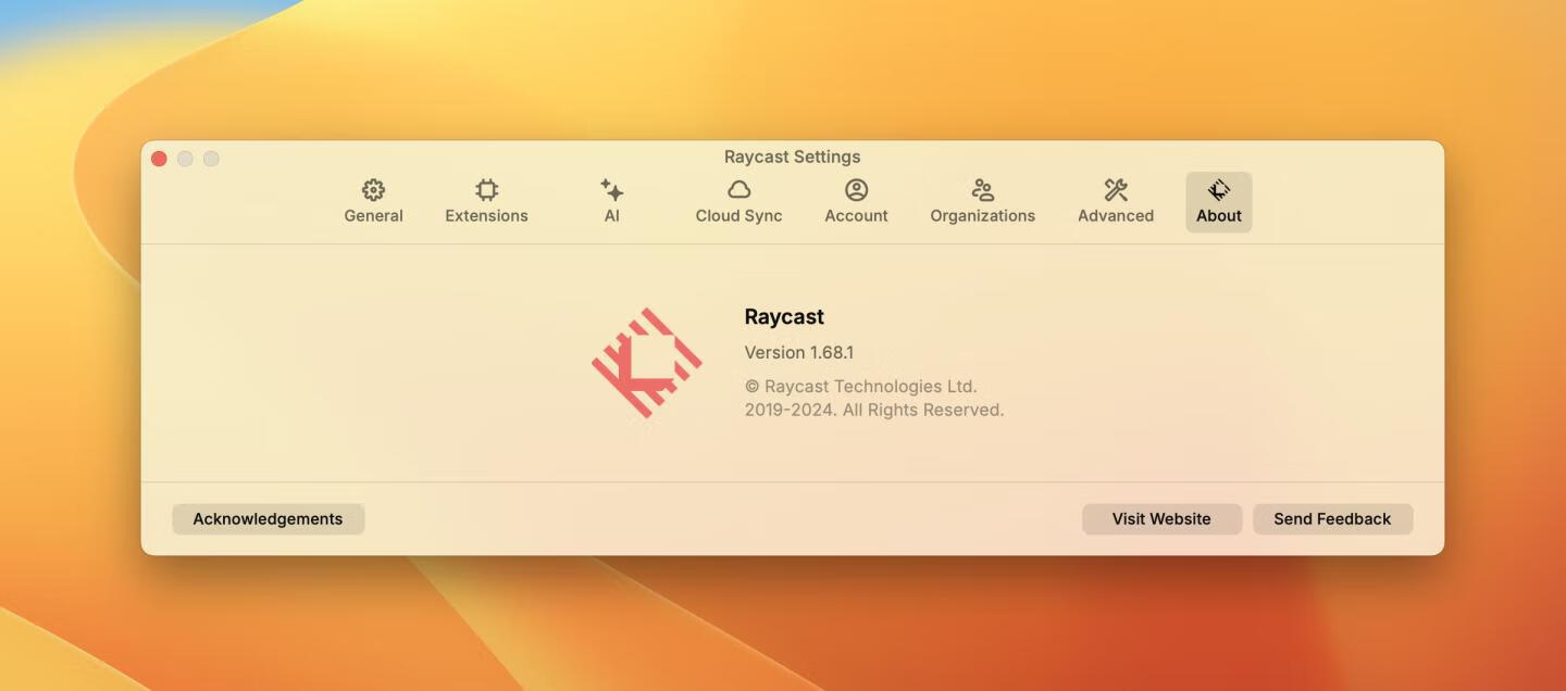 Raycast Pro for mac v1.68.1破解版 快捷启动器