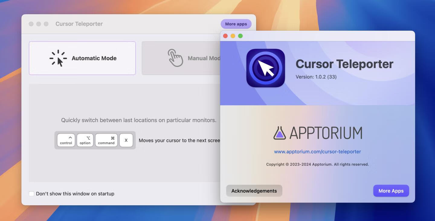 Cursor Teleporter for Mac v1.0.2激活版 光标传送器