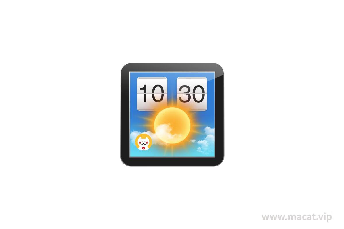 Weather Widget free for Mac v5.1.1 激活版 时尚的天气预报软件