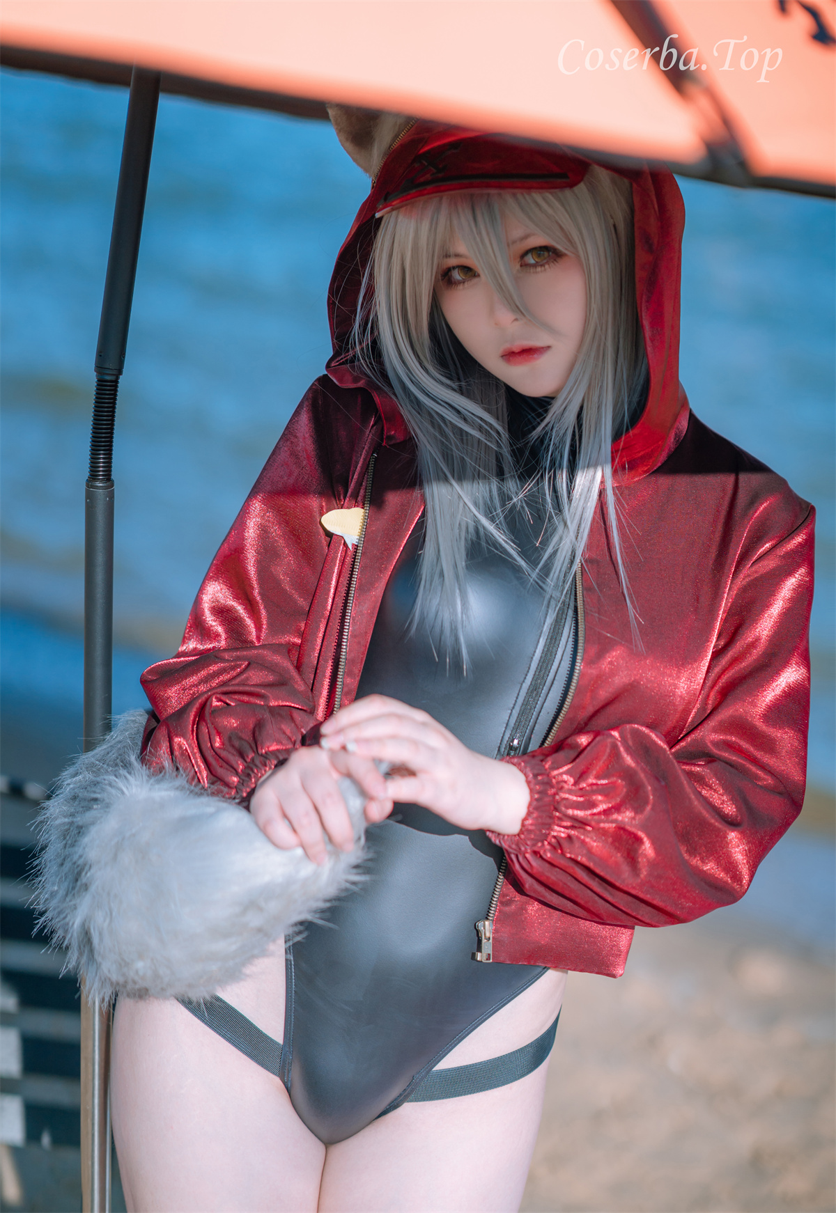 百合欧皇子 明日方舟 轻风 LB01 - 红[12P 97M]