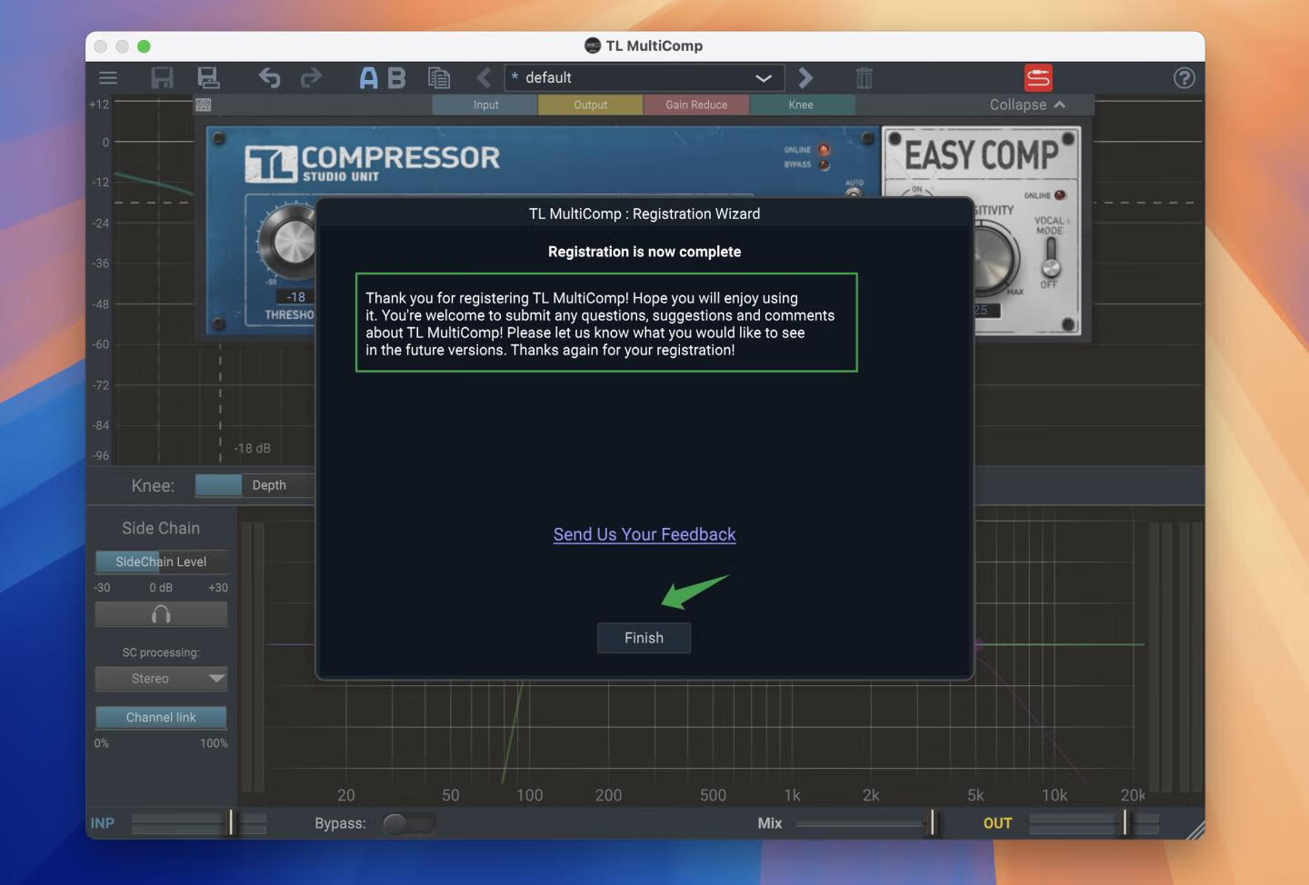 ToneLib TL MultiComp for Mac v2.0.1 注册码激活版 多段压缩器