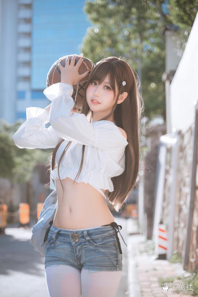 萌芽儿o0 cosplay作品019 邻家小恶魔 (2) 宅兔社.jpg 萌芽儿o0全套作品图合集 胶原蛋白多到爆表的萌妹子!