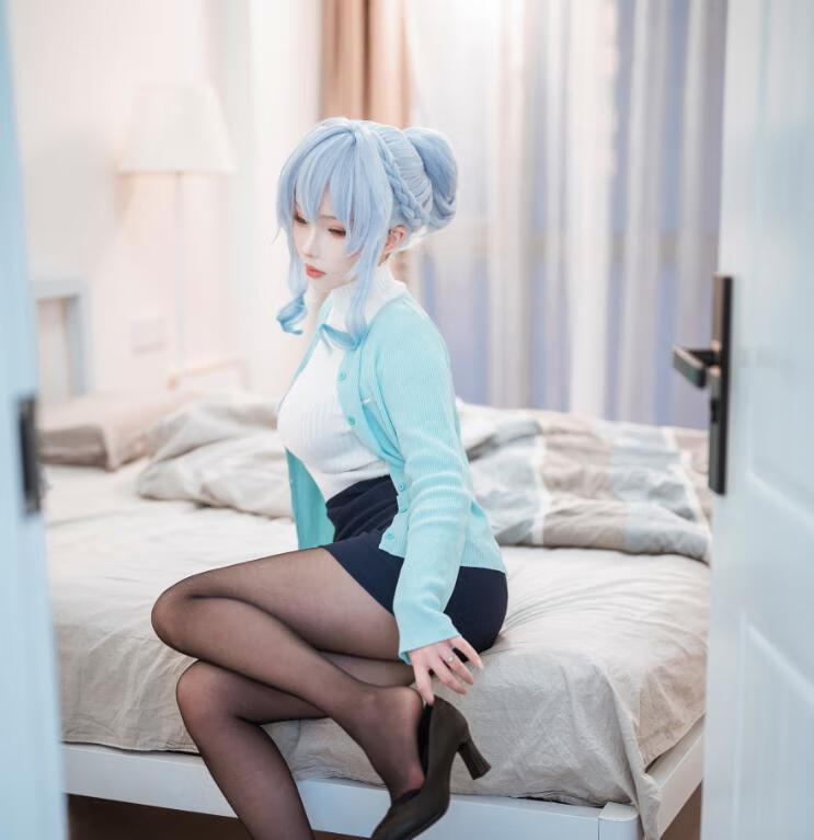 rioko凉凉子小姐姐的《雪女》cosplay带你进入神话世界!插图3 rioko凉凉子小姐姐的《雪女》cosplay带你进入神话世界!插图3