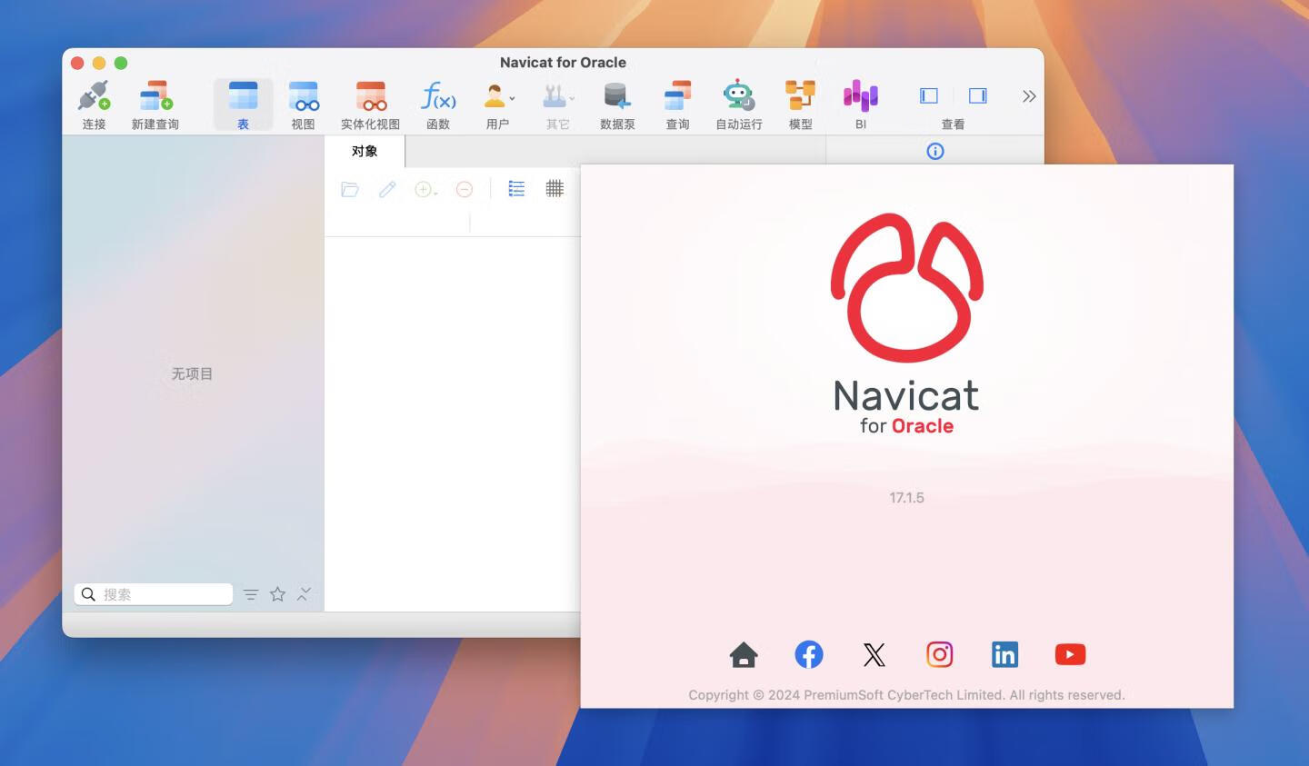 Navicat for Oracle for Mac v17.1.5 中文特别版 专业数据库管理工具