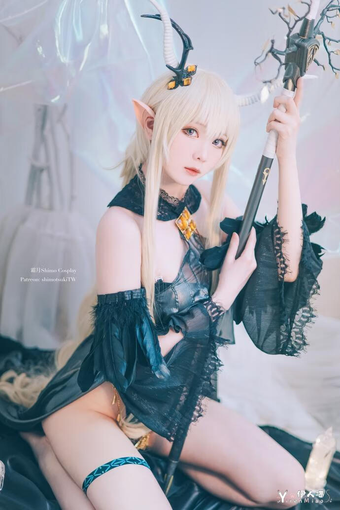 霜月shimo cosplay作品 明日方舟 闪灵 喵纪元 (4).jpg
