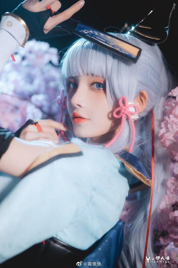 「COSPALY」原神神里绫华-12P @宵鱼鱼