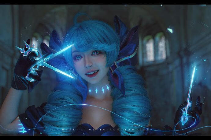 「COSPALY」英雄联盟灵罗娃娃·格温-9P@月潋寒殇i