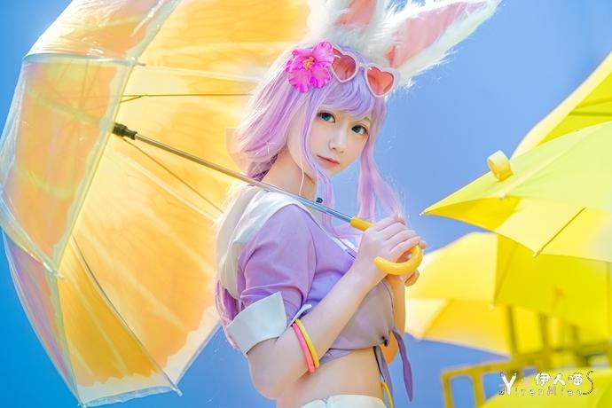 弦音sic cosplay作品021 公孙离蜜橘之夏 伊人喵.png 佛系博主弦音sic合集有多少部?清纯萌妹子看个够