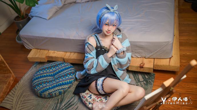 「COSPALY」从零开始的异世界生活蕾姆居家服-13P @_七米_ (8).jpg