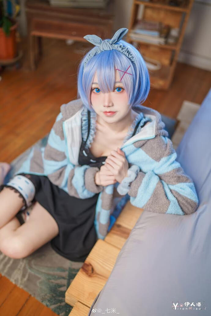 「COSPALY」从零开始的异世界生活蕾姆居家服-13P @_七米_ (9).jpg