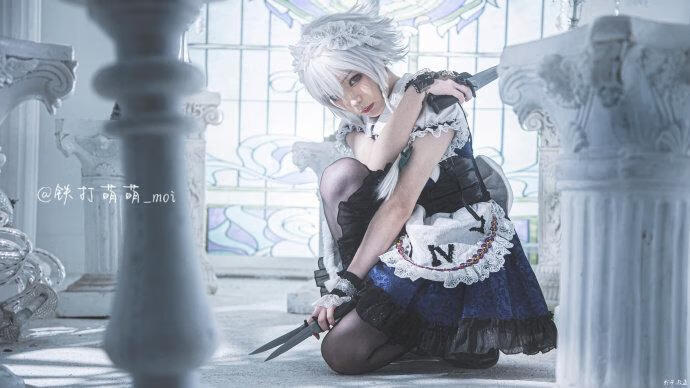 「COSPALY」东方红魔乡十六夜咲夜-12P@铁打萌萌_moi