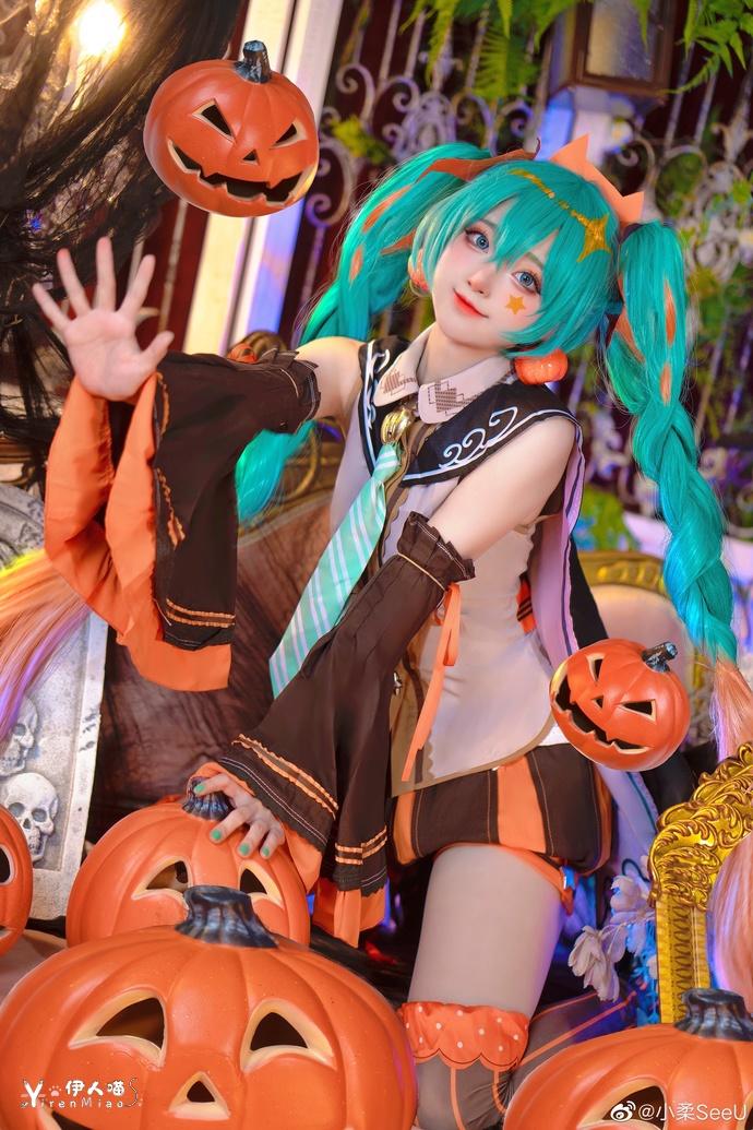 「COSPALY」万圣节南瓜miku-8P @小柔SeeU (5).jpg