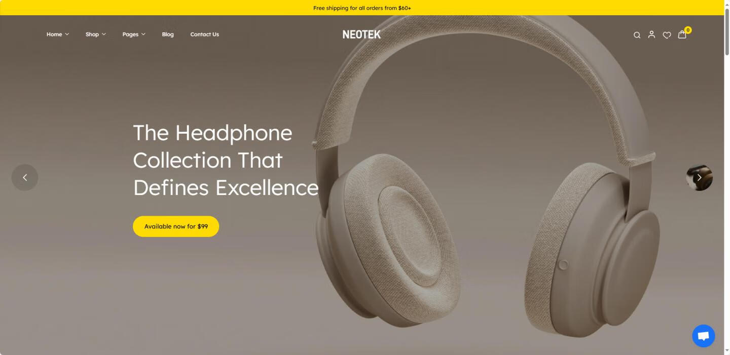 Neotek – 电子数码产品海外跨境电商独立站主题源码-小昂裕的百宝库