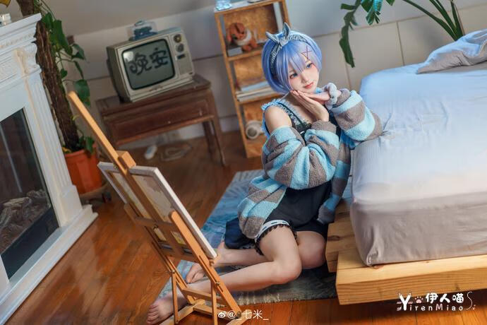「COSPALY」从零开始的异世界生活蕾姆居家服-13P @_七米_ (3).jpg