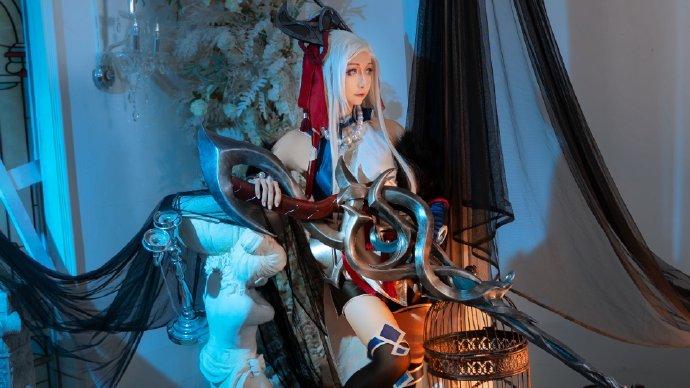 「COSPALY」英雄联盟净雪之月凯特琳-10P@我最喜欢伊泽瑞尔了 (9).jpeg