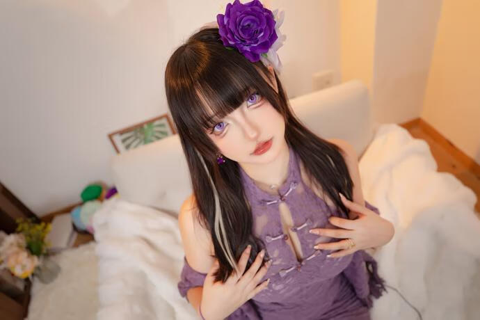 神楽坂真冬-紫色心情[75P2V-422M]