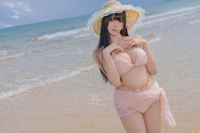 咬一口兔娘(Yiko湿润兔) – 7月作品 粉红假日 [97P3V-2.17GB]