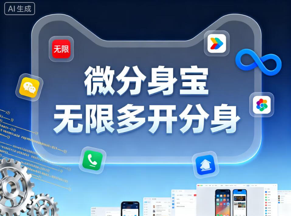 微分身宝 v1.0.9无限多开分身-稀缺资源网