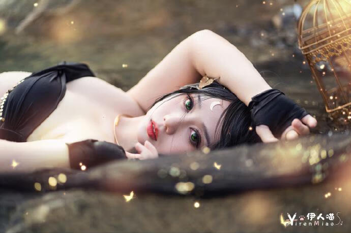 镜酱鬼刀风铃公主cos作品清新唯美的画面 堪比视觉盛宴