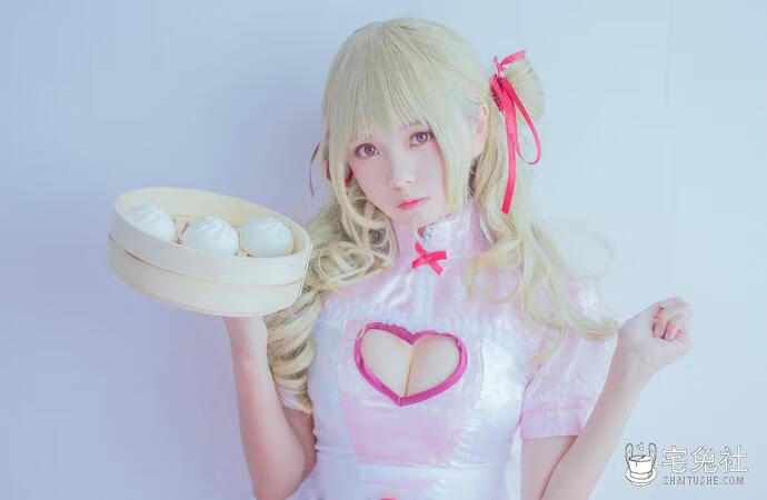 小野妹子w cosplay作品 双马尾什么的太可爱了 宅兔社.jpg 小野妹子w全套cos图片合集 B站宅舞区的清纯萌妹子