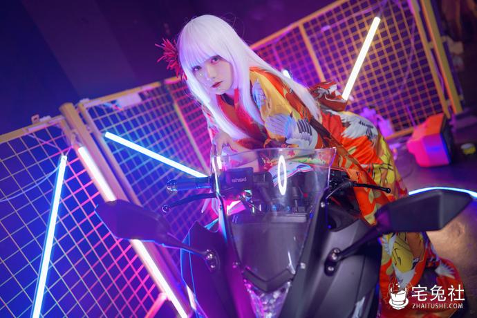 兔子Zzz不吃胡萝卜 cosplay作品111 赛博电子姬 宅兔社.jpg 超级可爱!兔子Zzz不吃胡萝卜感受阳光少女的魅力