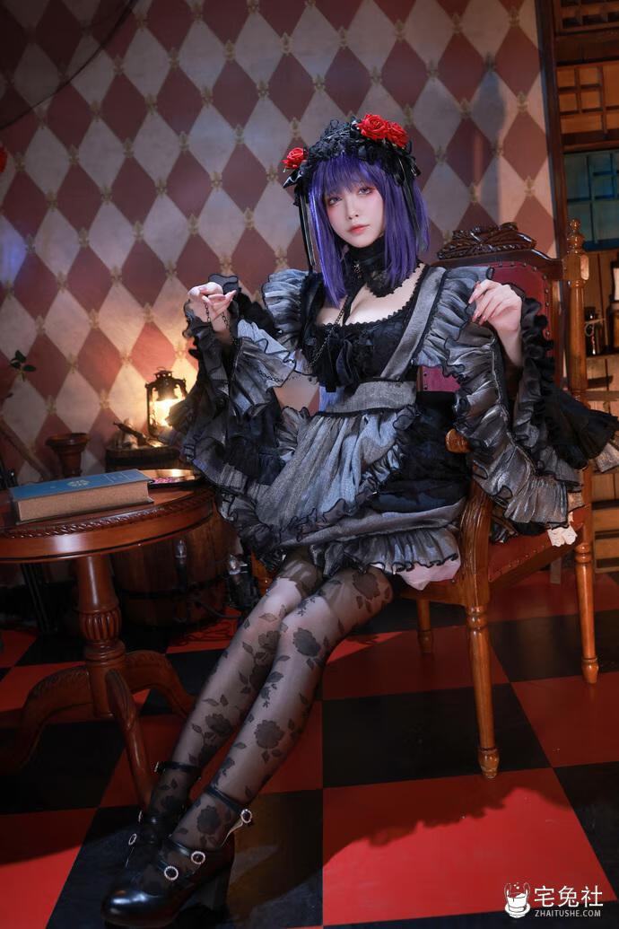 水淼aqu 全套cosplay作品 (2) 宅兔社.jpg 水淼aqua在哪发布作品?她的图集在哪看?