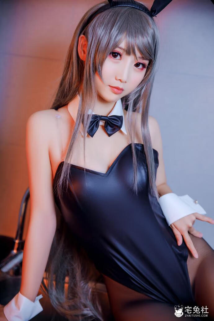 养眼放送！甜美少女面饼仙儿樱岛麻衣兔女郎学姐魅力四射