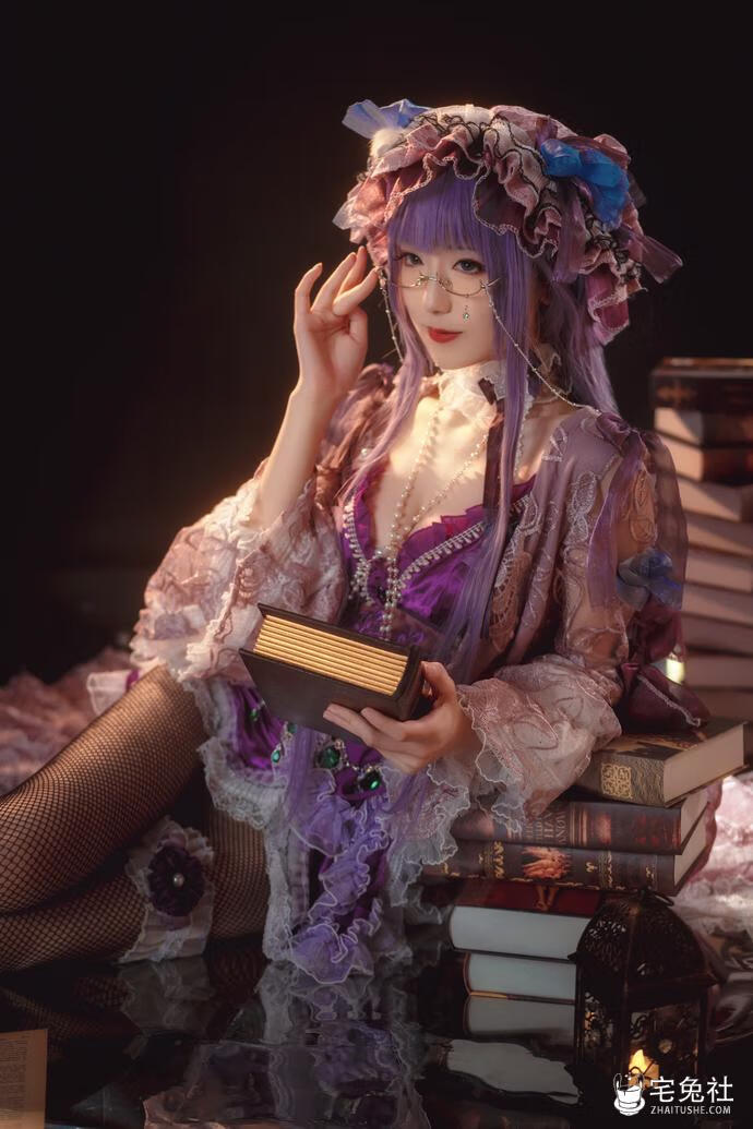 弥音音 cosplay作品035 帕秋莉 宅兔社.jpg