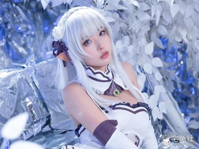 清水由乃-NO.069-重生之我是艾米莉亚.jpg 清水由乃全套cos图片合集 清新可爱的国民女神