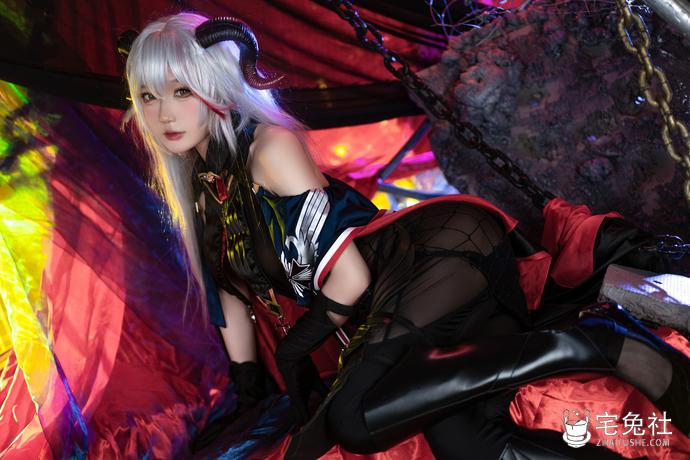 阿包也是兔娘 cosplay作品068 二月舰长 埃吉尔 (1) 宅兔社.jpg 阿包也是兔娘全套cos图片合集 百变魔女御姐萌妹任你选