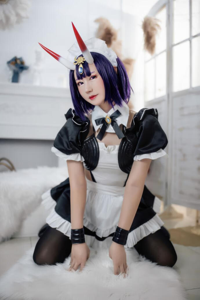 羽生三未-FGO-酒吞童子女仆[20P-148M]