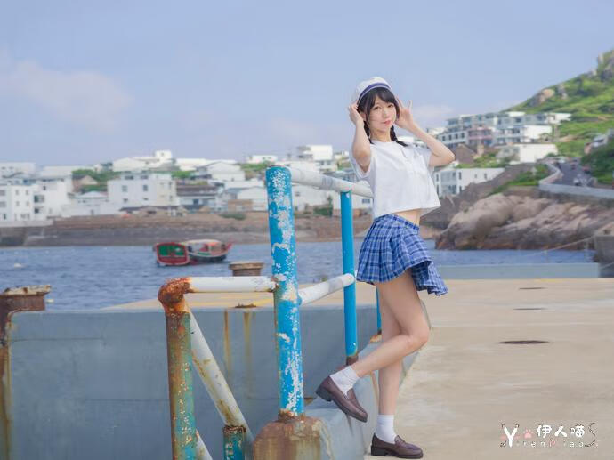 Nagisa魔物喵 cosplay作品 伊人喵 (5).jpg Nagisa魔物喵刻晴合集在哪里能看到?从萝莉到创可贴战神的转变