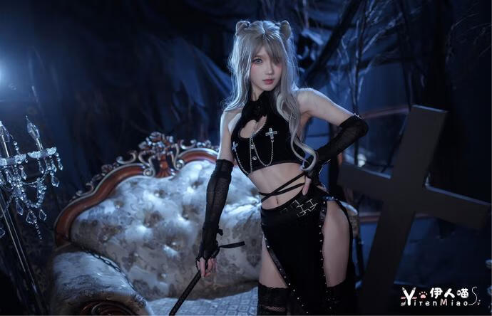 阿包也是兔娘的cos图片怎么了 超三张图片就会被夹