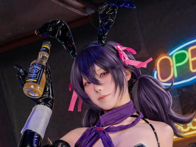 咬一口兔娘(Yiko湿润兔) – 2025年12月作品 名人兔女郎 罗安[103P3V-2.19G]