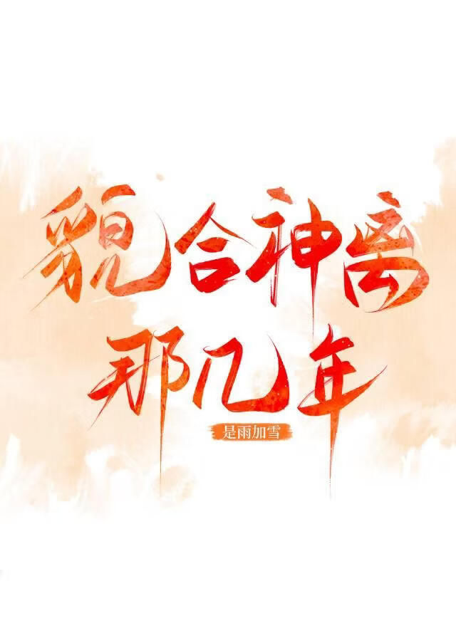 貌合神离那几年