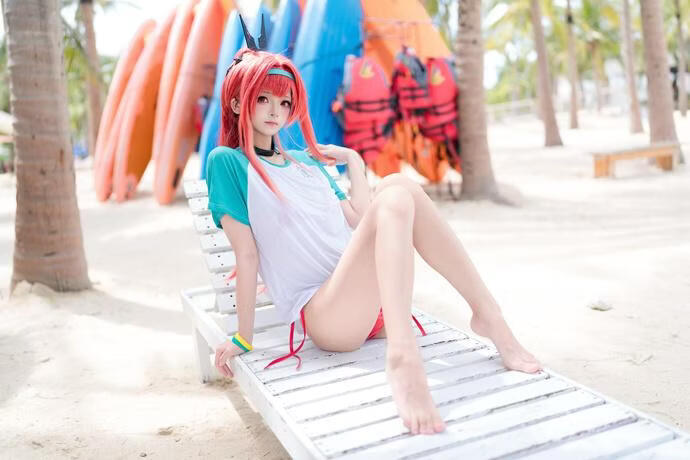 九柒喵-Nikke 拉毗泳装[11P-348M]