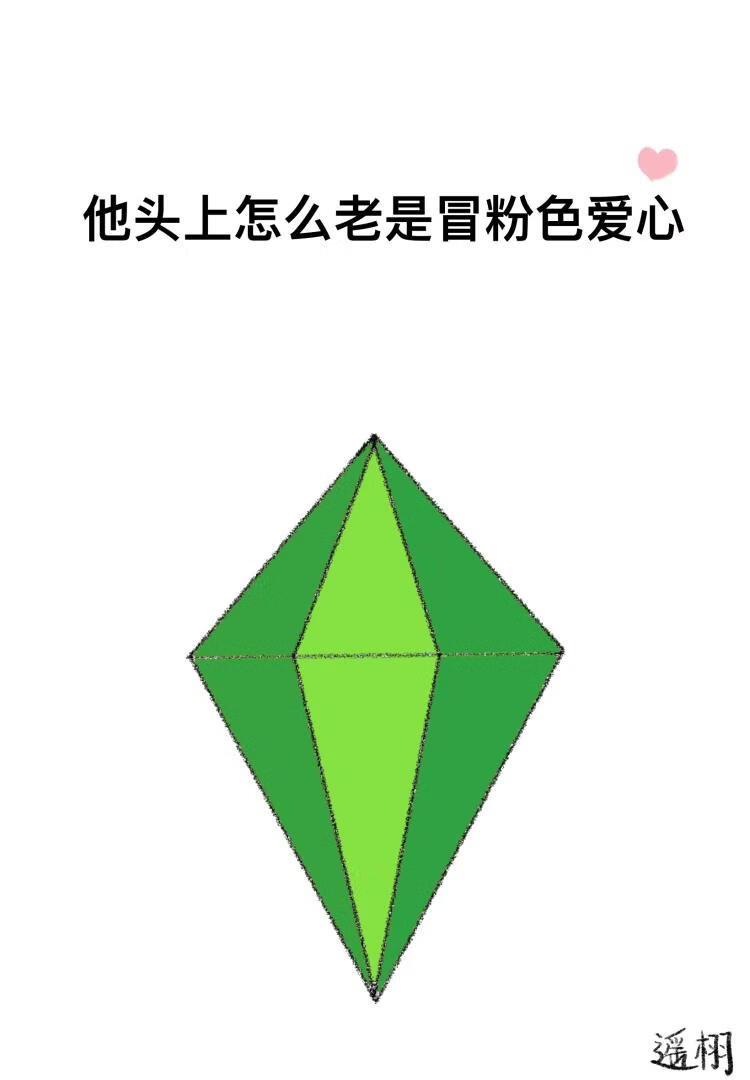 他头上怎么老是冒粉色爱心{模拟人生}