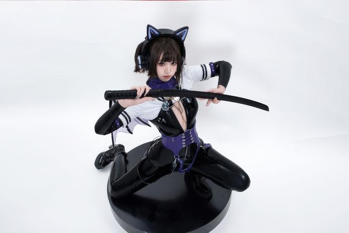 柒柒要乖哦-白棚胶衣[78P-230M]