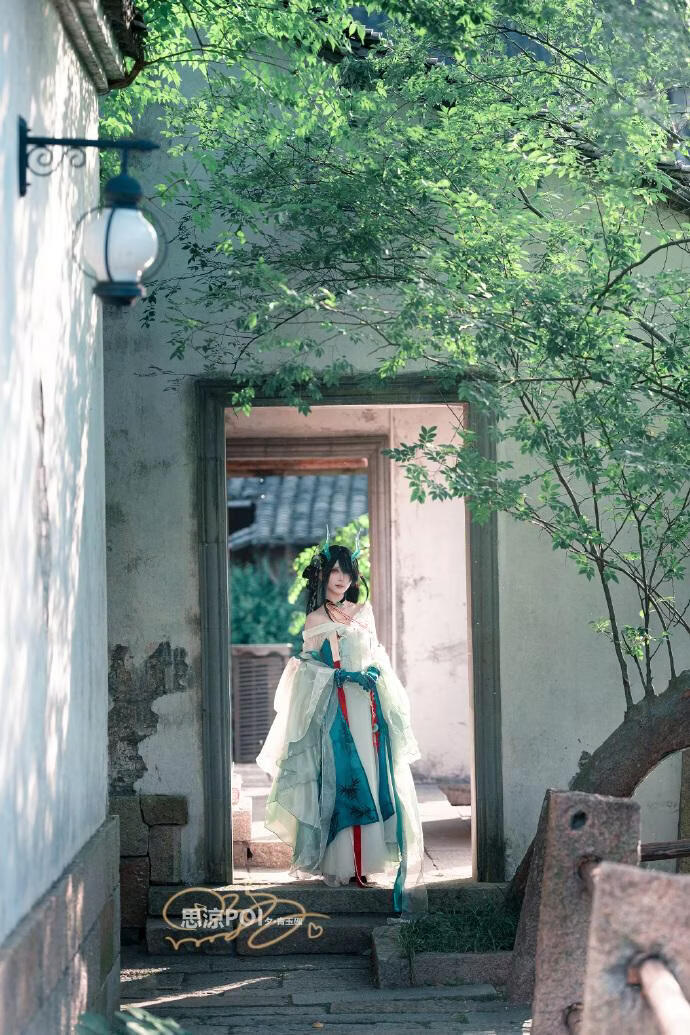 「COSPALY」明日方舟终末地青玉砚夕-15@思涼poi