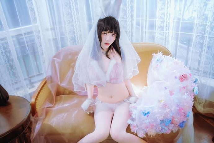 桜桃喵-花嫁兔[54P2V-2.5GB]