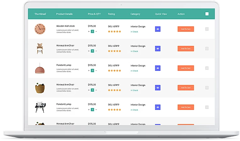 Woo Product Table Pro 機翻中文免費下載 WooCommerce 產品價格表 