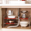 

【Jingdong Supermarket】 Ou Runzhe staircase double-lined large expansion of the kitchen sink storage shelves