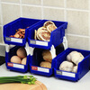 

Jingdong Supermarket] Ou Runzhe storage box Taiwan imports can be stacked plastic clothing storage box white large 5 sets