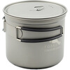 

Thousand Oaks (TOAKS) outdoor climbing camping ultra-light cookware tableware wide mouth with a handle pure titanium pot POT-1000 (1000ML pure titanium light gray