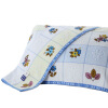 

Gold cotton satin cut cotton pillow towel G2025 blue two loaded