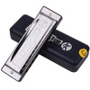 

Jingdong supermarket] HOHNER and to 10 hole blues harmonica 504 / 20C tune (silver star