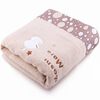 

Jingdong Supermarket] MashiMaro Meng rabbit towel home textiles wrapped edge embroidered rabbit towel beige