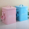 

ORZ Colorful Laundry Powder Box Storage Bin For Detergent Washing Powder Pet Dog Cat Food Container Organizer Storage Box