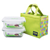 

Jingdong supermarket] lock buckle lock (lock & lock) microwave oven box glass set crisper LLG426S901