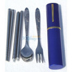 

Shang Long professional outdoor leisure camping SL-S61 stainless steel shrink chopsticks spoon fork